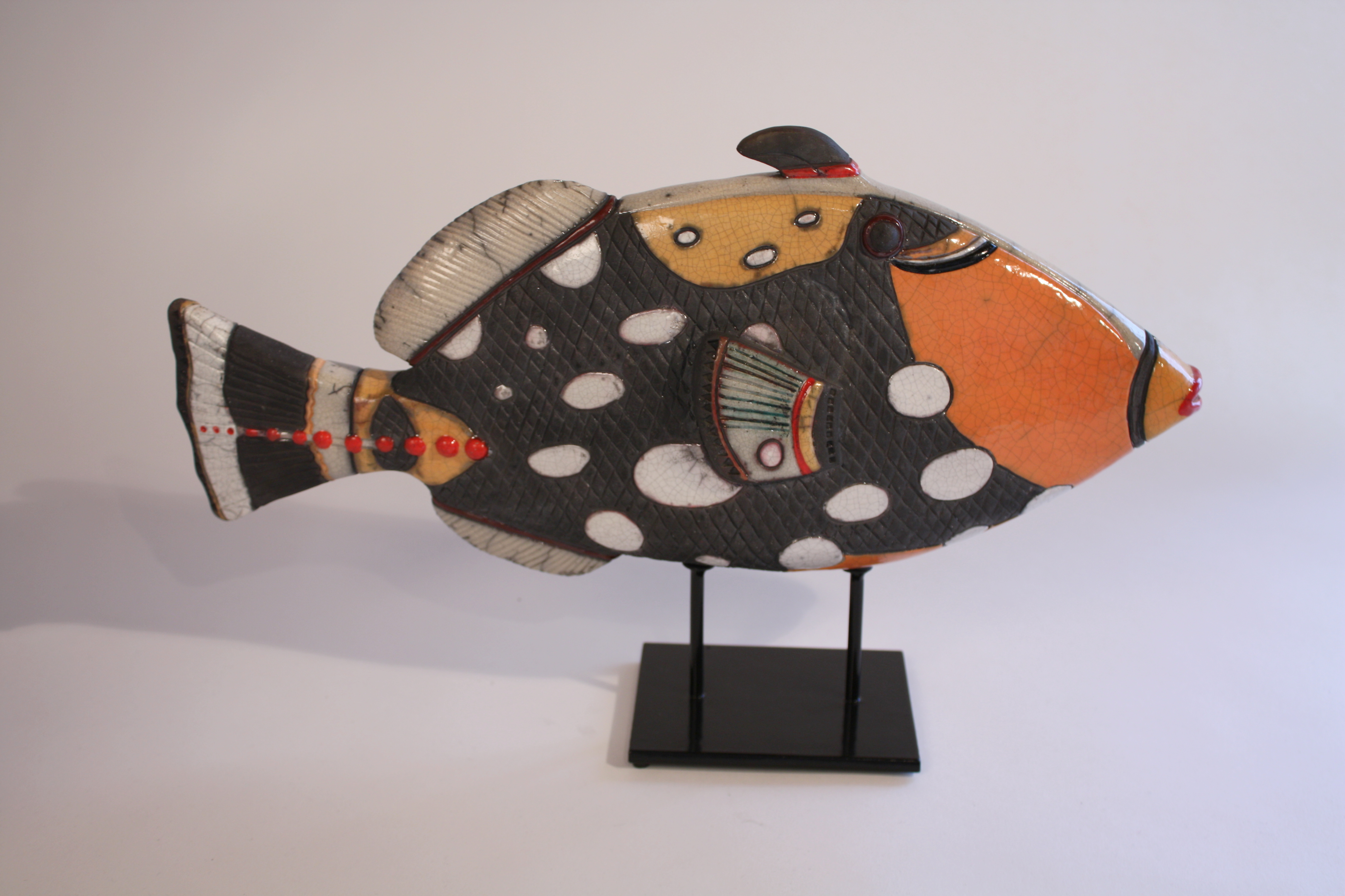 Onleesbaar Onvermijdelijk Oneindigheid vis keramiek gemaakt in zuid afrika op hengelspullen